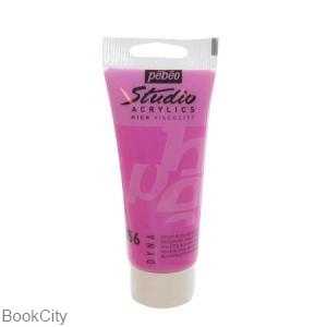 رنگ آکریلیک Pebeo 832356 100ml Iridescent Violet Blue 356