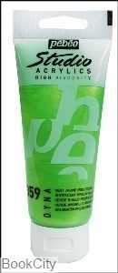 رنگ آکریلیک Pebeo 832359 100ml Iridescent Green 359