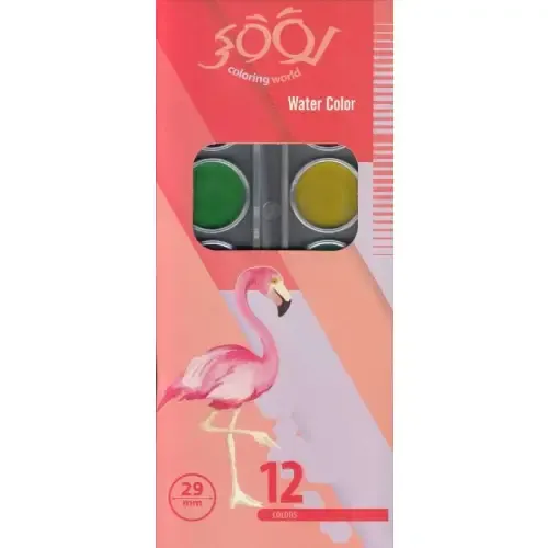 آبرنگ 12 رنگ Looky 8412 - 0