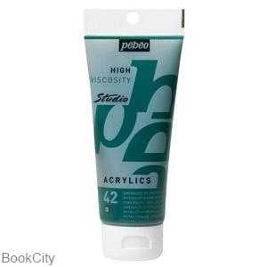 رنگ آکریلیک Pebeo 831042 100ml Phthalocyanine Green 42