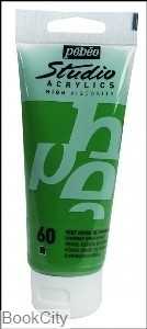 رنگ آکریلیک Pebeo 831060 100ml Chrome Green Hue 60