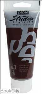رنگ آکریلیک Pebeo 831063 100ml Terra Rossa 63