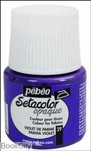 رنگ پارچه مات Pebeo 295029 45ml Parma Violet 29