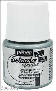 رنگ پارچه مات Pebeo 295060 45ml Shimmer Silver 60