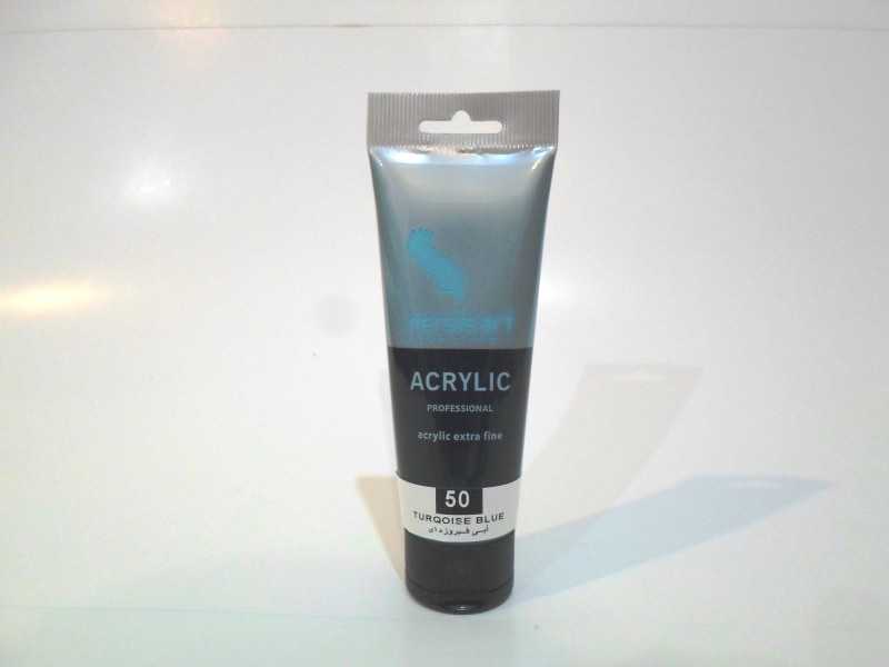 رنگ آکریلیک Persis art Turquoise Blue 50 75ml