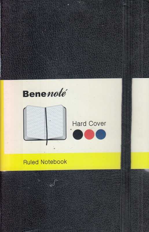 یادداشت 96 برگ A6 مشکی گالینگور Benenote - 0