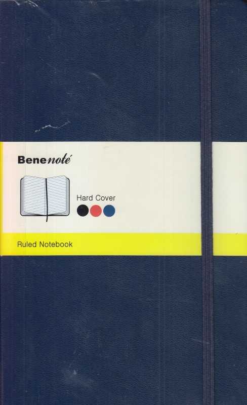یادداشت 120 برگ A5 سرمه‌ای گالینگور Benenote