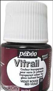 رنگ ویترای Pebeo 050019 45m‌l Red Violet 19