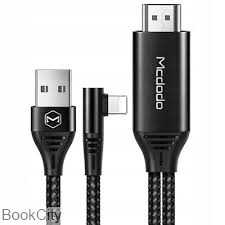 کابل Mcdodo USB and Lightning to HDMI Cable 2m CA-6400