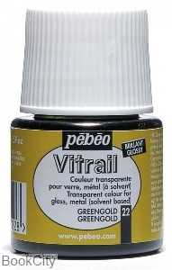 رنگ ویترای Pebeo 050022 45ml Greengold 22