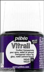 رنگ ویترای Pebeo 050025 45m‌ Violet 25