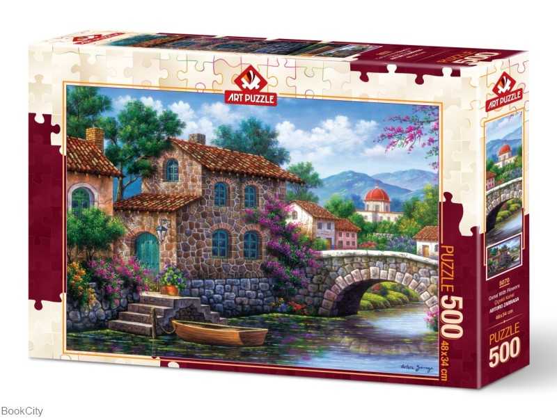 Puzzle Canal With Flowers 5070 500pcs