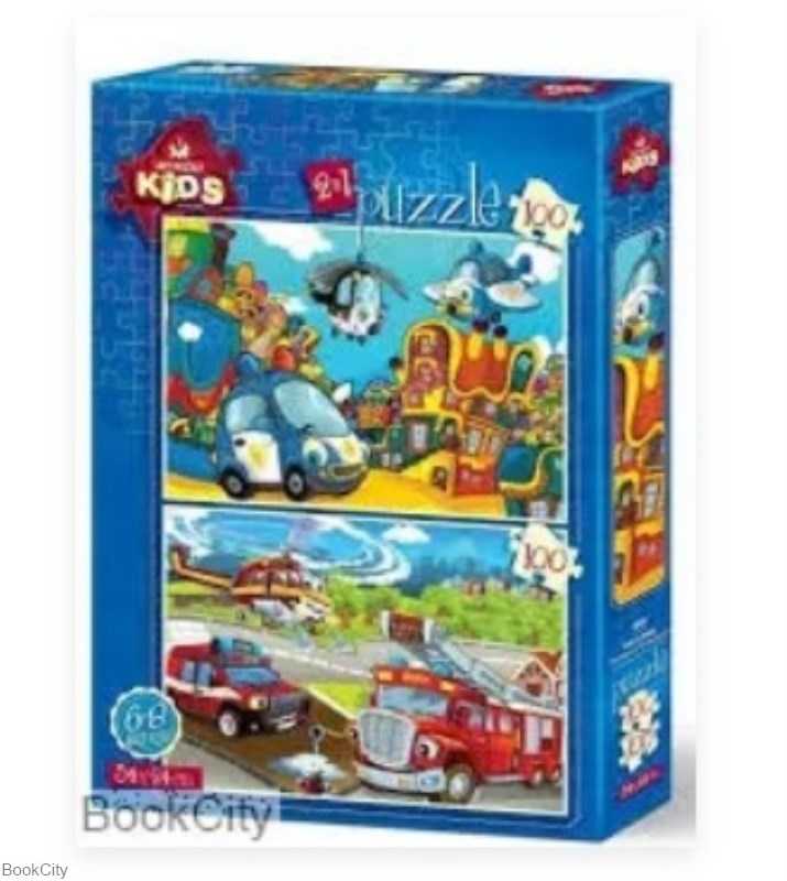 Puzzle Kids The Police And The Fire Service 2IN1 4516 100pcs