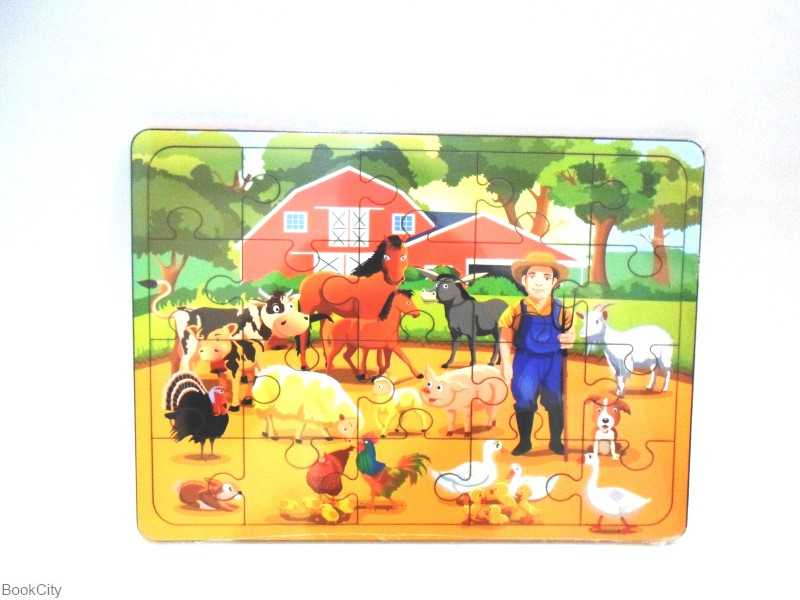 جورچین حیوانات 33×24 چوبی - 0