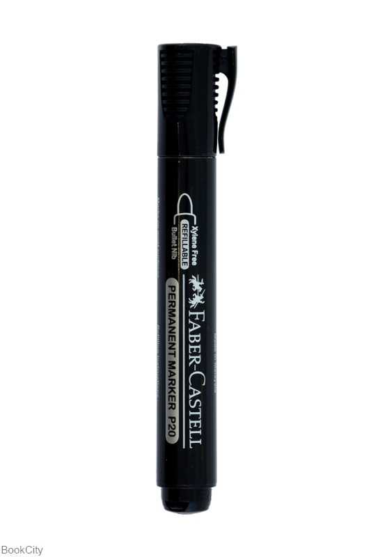 ماژیک مشکی نوک گرد FABER CASTELL 254199