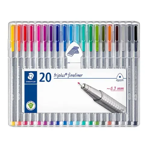 روان‌نویس 20 رنگ نوک نمدی STAEDTLER 334SB20 Triplus