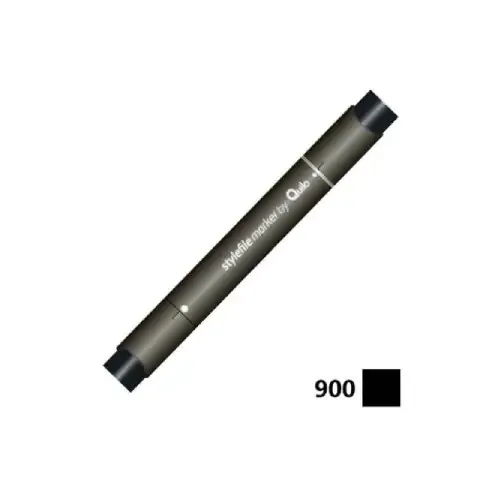 ماژیک طراحی 2 سر Quilo 900 Black
