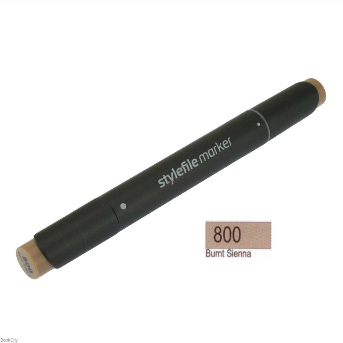 ماژیک طراحی 2 سر Quilo 800 Burnt Sienna