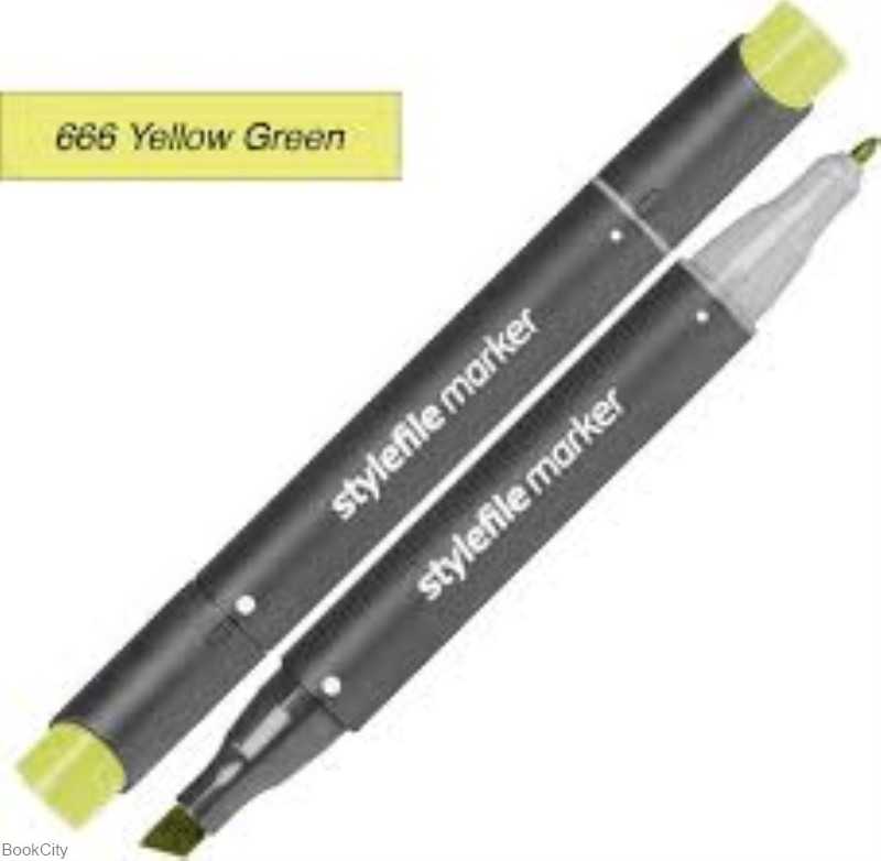 ماژیک طراحی 2 سر Quilo 666 Yellow Green
