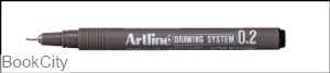 روان‌نویس راپید مشکی Artline EK-232 0.2mm