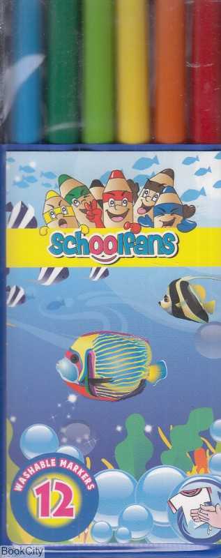 ماژیک 12 رنگ schoolfans FA9281