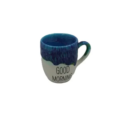 ماگ دسته‌دار نوشته‌دار کوچک موجو سرامیک - 0