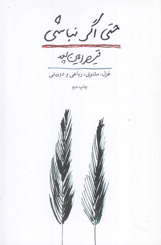 حتی اگر نباشی (غزل مثنوی رباعی و دوبیتی)
