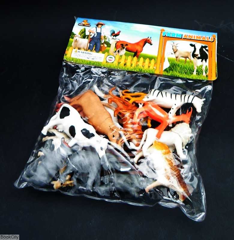 حیوانات پلاستیکی اهلی و وحشی وکیومی 15 عددی NIKI Toys