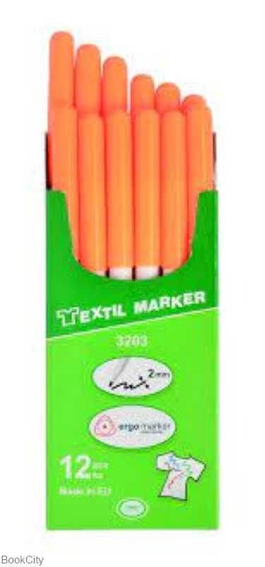 ماژیک پارچه Koh-i-Noor 3203 Orange Fluorescent