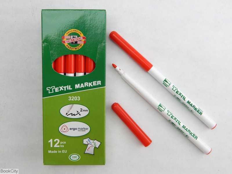 ماژیک پارچه Koh-i-Noor 3203 Red