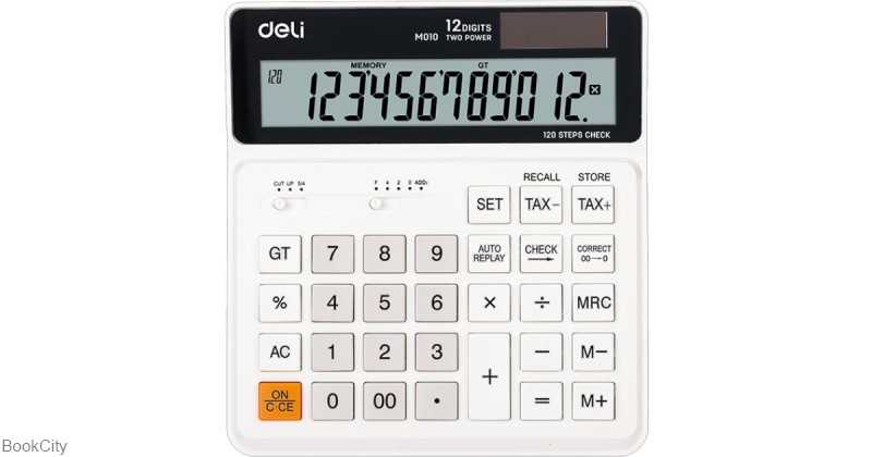 ماشین حساب 12 رقمی deli M01010 - 0