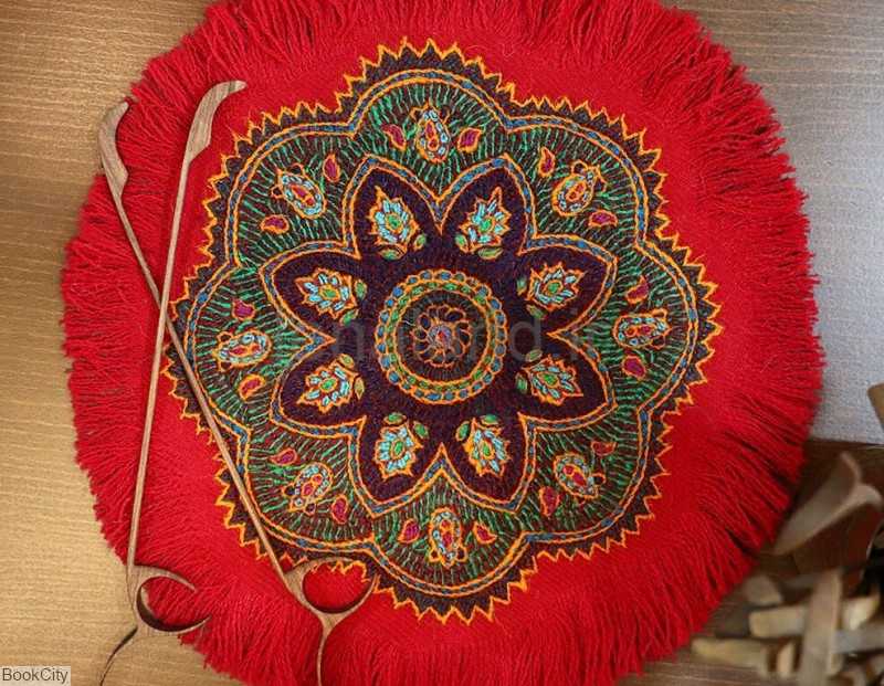 رومیزی گرد 25 طرح همیشه بهار پرکار لنا - 0