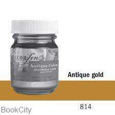 رنگ پتینه 50ml طلایی آنتیک DECORfin 814