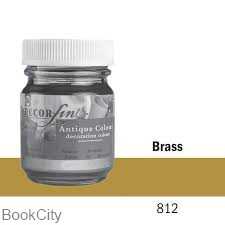 رنگ پتینه 50ml برنجی DECORfin 812
