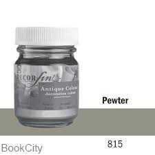 رنگ پتینه 50ml سربی DECORfin 815