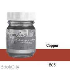 رنگ پتینه 50ml مسی DECORfin 805
