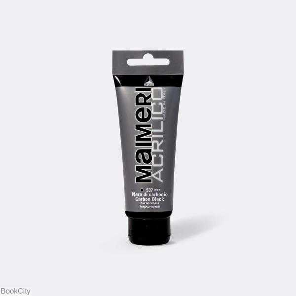 رنگ آکریلیک MAIMERI 537 Carbon Black 75ml