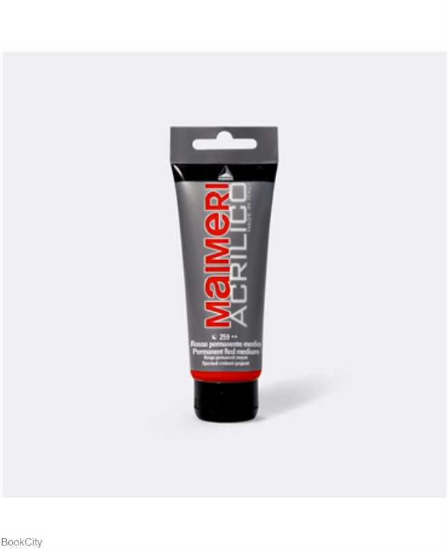 رنگ آکریلیک MAIMERI 259 Permanent Red Medium 75ml