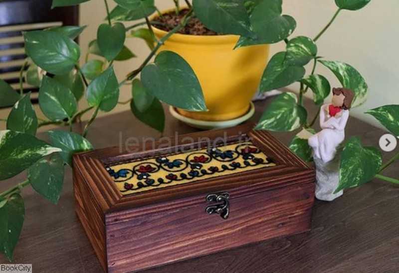 جعبه 25×25 پته‌دوزی لنا