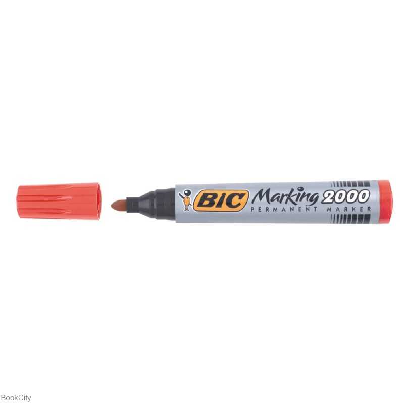 ماژیک قرمز پاک‌نشو نوک گرد BiC Marking 2000