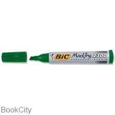 ماژیک سبز پاک‌نشو نوک تخت BiC Marking 2300