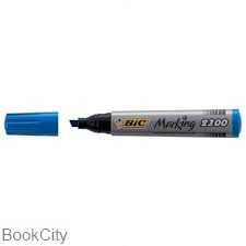 ماژیک آبی پاک‌نشو نوک تخت BiC Marking 2300
