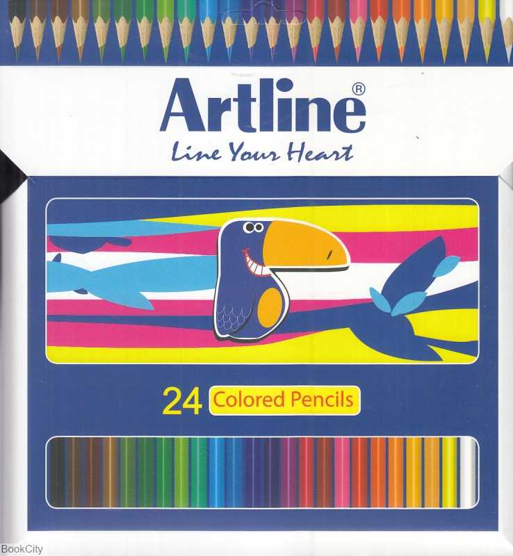 مدادرنگی 24 رنگ مقوایی Artline ECP24-P-IL