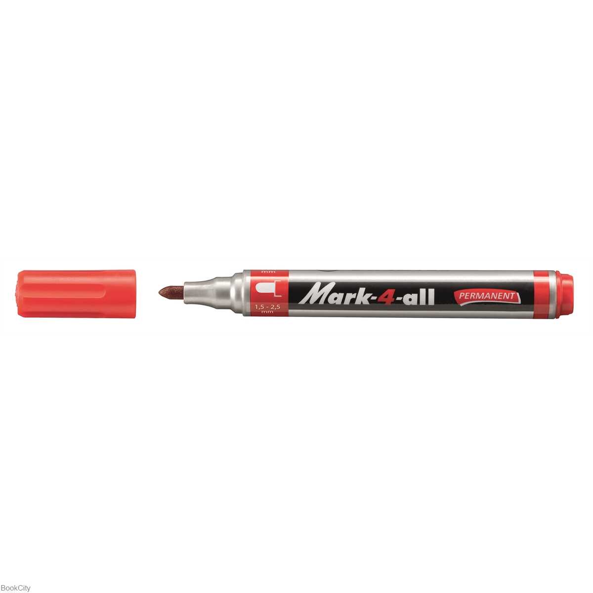 ماژیک قرمز نوک گرد STABILO 651/40 Mark-4-all 1.5-2.5mm