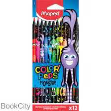 مدادرنگی 12 رنگ مقوایی Maped 862612 Monster