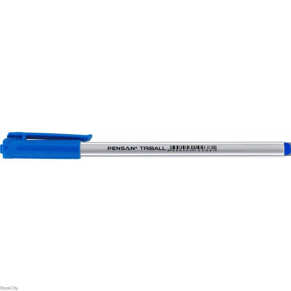 خودکار آبی PENSAN 1003601 Triball 1.0mm - 0