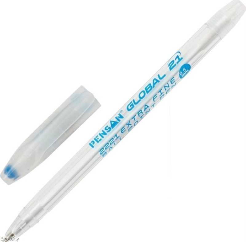 خودکار آبی PENSAN 222150 Global 0.5mm