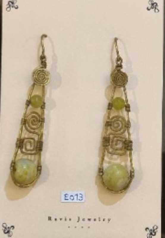 گوشواره برنج EO13 راویس