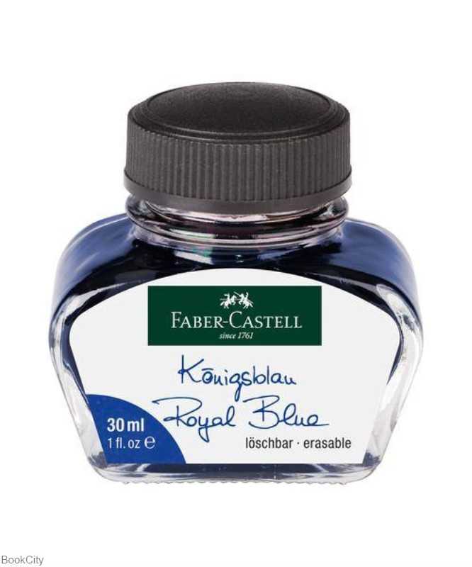 جوهر شیشه‌ای آبی FABER CASTELL 149839 30ml