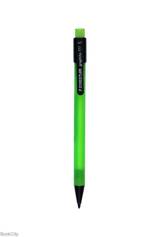 اتود 0.5mm بدنه سبز با پاک‌کن STAEDTLER 77705-5 Graphite